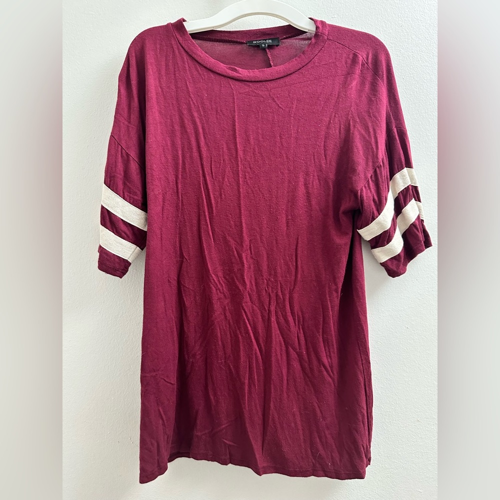 Maroon, roolee size small shirt